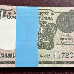 one rupee 2018 pink colored bundle