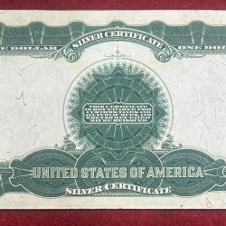 Alternative view of $1 1899 Year United States black eagle Large Size Notes top condition extermaly rare note