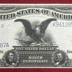 $1 1899 Year United States black eagle Large Size Notes top condition extermaly rare note
