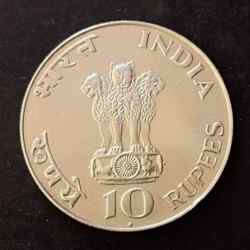 1969 MAHATMA GANDHI Collection SILVER 10₹ 1RUPEE EXCELLENT CONDITION AS IMAGS SAME AND SIMILAR PIECE AVAILABLE