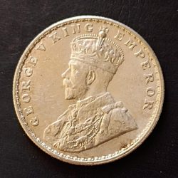 Silver British India King and emperor George v Year 1918 Excellent condition same and similar piece available