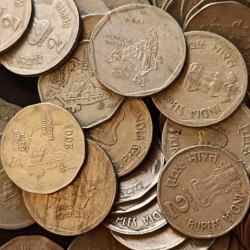 India Denomination 2₹ 2₹ big and small size coin Metal coper nickel Same and similar piece available