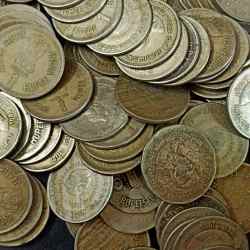 Republic India Denominaton 1₹ and 2₹ Condition as per image Metal copper nickel Mix date mix mint