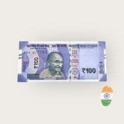 RS 100 India Banknote No Number 1 Side Printing Error Gem Unc Very Unique and Rare