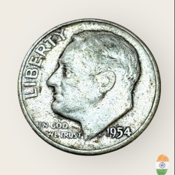 USA USD 1 Dime James Monroe Presidential 1954 Issue