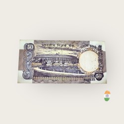 Alternative view of Rs 50 Parliament Issue Starting 786 Unique and Rare