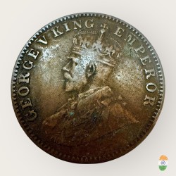 British India King George V One Quarter Anna Year 1935 Unique and Rare