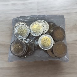 Rs 20 Rupee New Coin RBI Small Coin 75 Year Of Independence 25 Coin Packet India Issue 2025 Mumbai Mint AKAM Issue