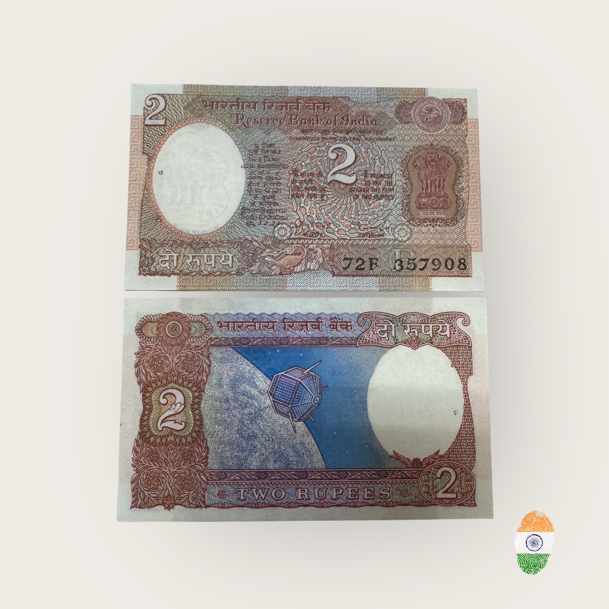 B36 Rs 2 India Banknote Signature series Signed by C Rangarajan Inset B 1992 to 94 issue