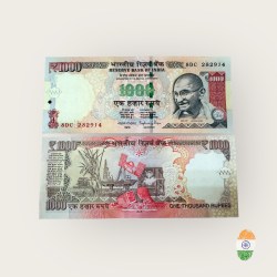 J49 Rs 1000 Signature Series Signed by RAGHURAM G RAJAN INSET L 2015 Issue Unique and Rare