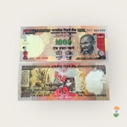 J25Rs 1000 Republic India Signature Series Signed By Y V Reddy Inset R 2008 Issue Unique and Rare