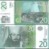 Serbia 20 Dinara Banknote 2013 P55b UNC Unique and Rare