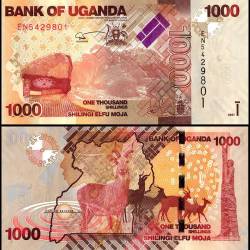 Uganda 1000 Shillings Banknote 2022 P49f UNC Unique and Rare