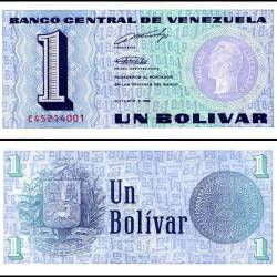 Venezuela 1 Bolivar Banknote 1989 P68 UNC Unique and Rare