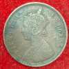 India - British ¼ Anna 1878 - Victoria "Victoria Empress"Coin # L-713 - Image 2
