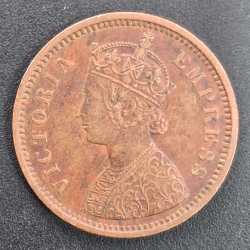 Alternative view of India - British ½ Pice 1894 - Victoria Rare Coin # L-718