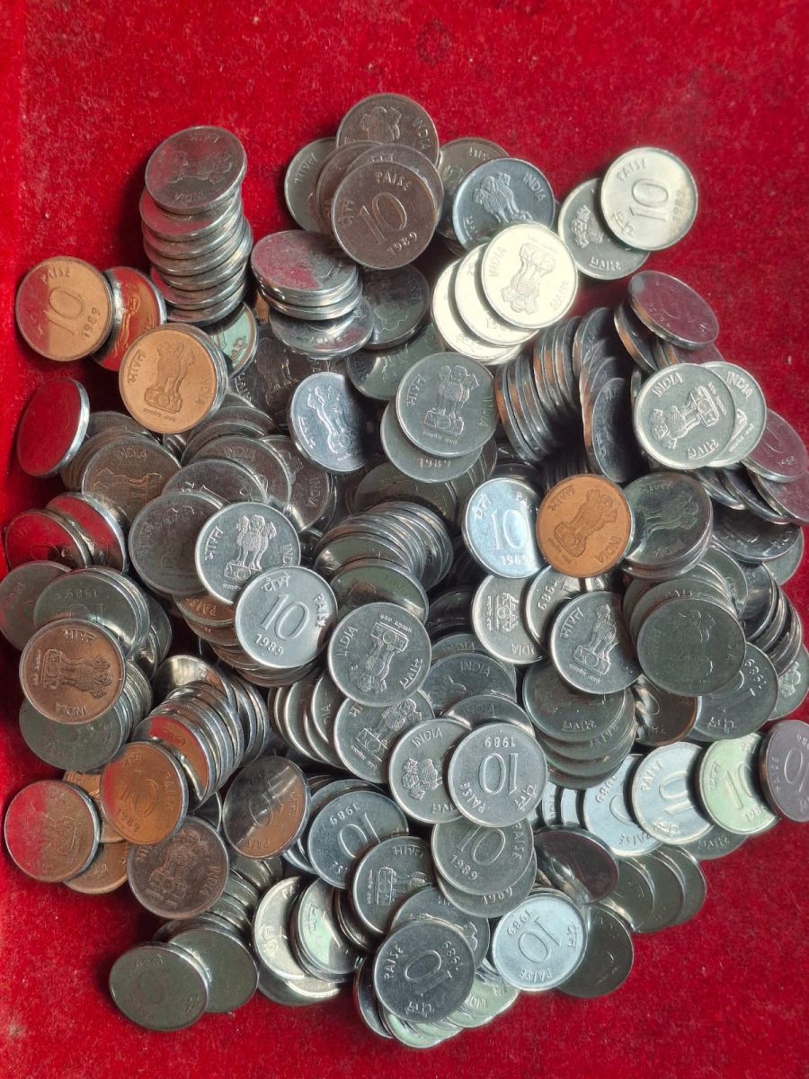 10 paise steel 1989 Noida Gem unc (100 pcs lott) very rare gem unc