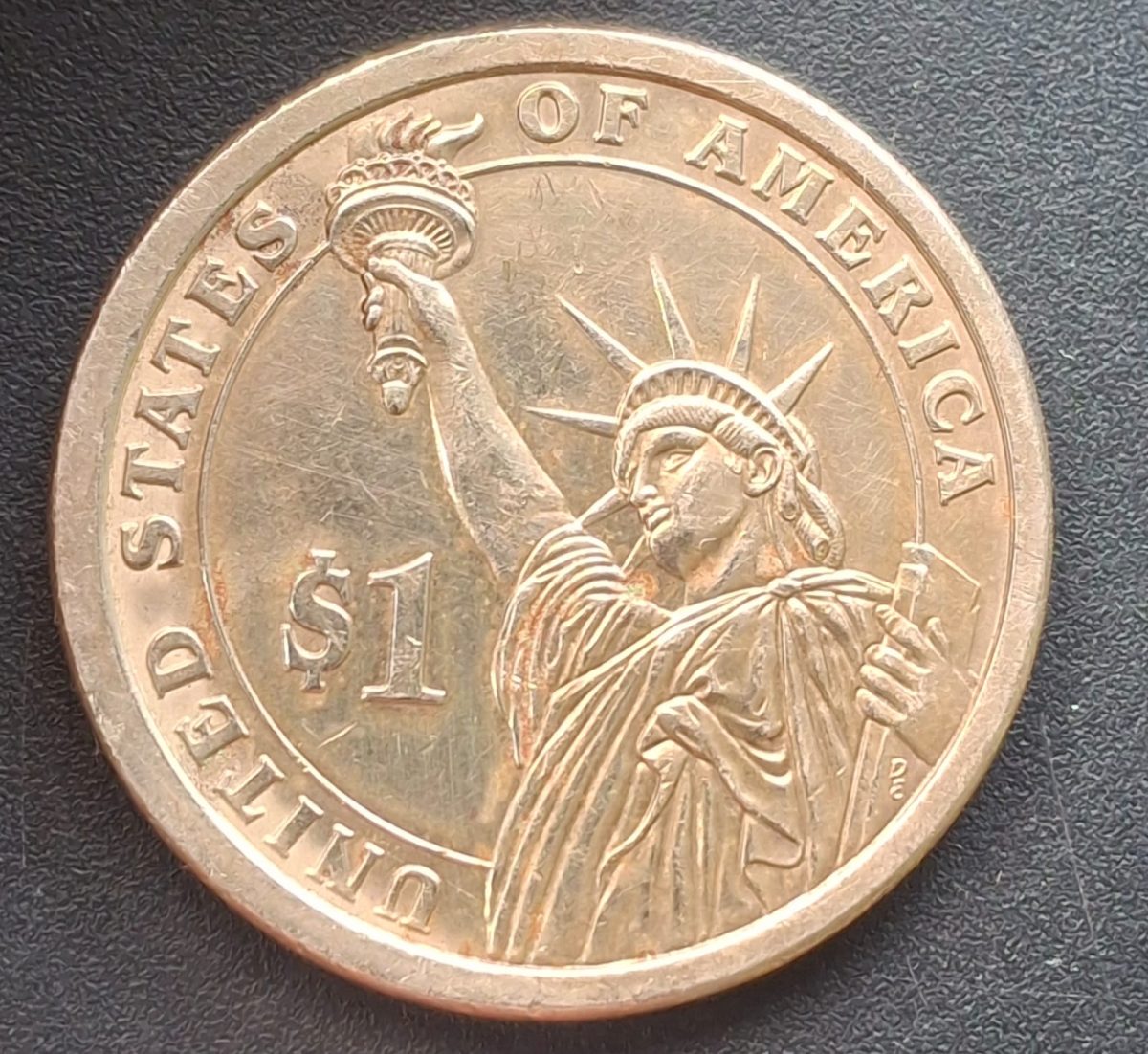 United States 1 Dollar 2007 John Adams Rare Commemorative issue Coin # I-807