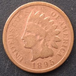 1895 United States 1 Cent "Indian Head Cent" Rare Coin #I-108