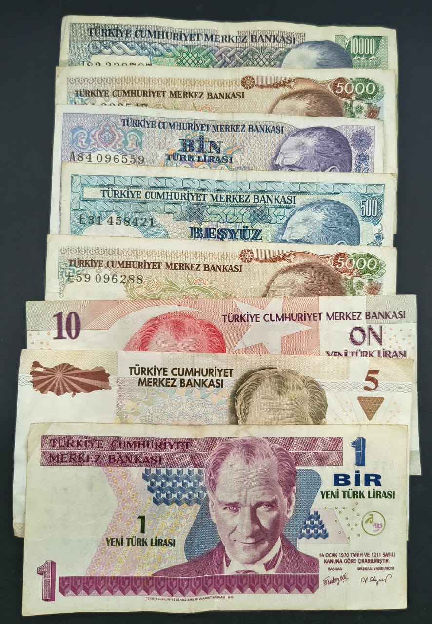 TURKEY Big Size Big Denomination Rare (18 Pcs Set) Lowest Price - Image 4