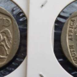 South Africa, 5 Rand, 1995, KM #140, Circulated Condition.