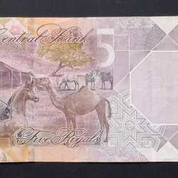 Alternative view of QATAR 5 RIYALS LOWEST PRICE NOTE #B-2