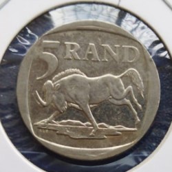 South Africa, 5 Rand, 1998, KM #166, Condition as per image.