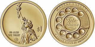 USA, Innovation Dollar, 2020, Massachusetts, UNC Condition.