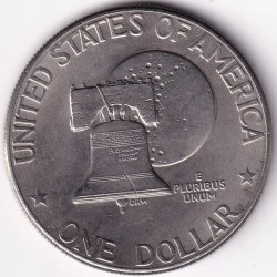 Alternative view of Eisenhower United States of America 1976 One Dollar 38 mm Copper Nickel Coin