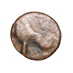 Copper Coin of Ramagupta (AD 375-376) of Gupta Dynasty - Lion Type V.Rare