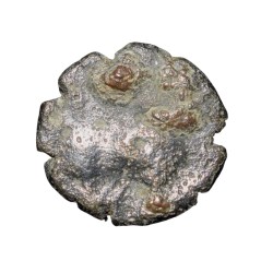 Silver-Alloy Dramma of Yadavas of Devagiri(12th Cen. AD) Lion Facing right