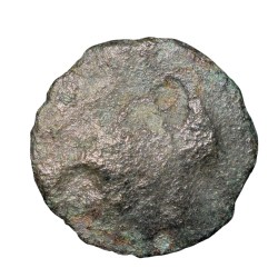Copper-Alloy Coin of Bhimavarman(3rd Cen. AD) of Magh Dynasty of Kausambhi Bull/Tree