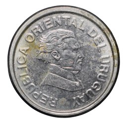 Steel 10 Centesimos of Uruguay Country (AD 1994)