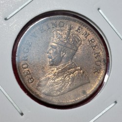 ONE QUARTER ANNA 1930 GEORGE V KING EMPEROR COIN