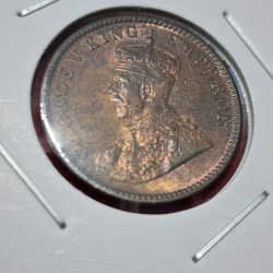 Alternative view of 1/4 ANNA 1929 GEORGE V KING EMPEROR