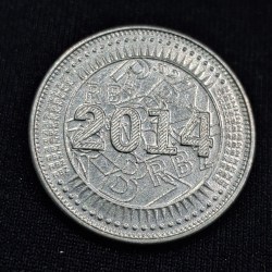 Alternative view of 25 CENTS ZIMBABWE COIN UNC CONDITION COIN