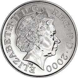 Alternative view of ENGLAND 5 POUNDS 2000 - QUEEN ELIZABETH THE QUEEN MOTHER SPECIAL ISSUE ROYAL MINT PROOF SET WITH BEAUTIFUL CERTIFICATE