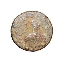 Copper Coin of Ramagupta (AD 375-376) of Gupta Dynasty - Garuda Facing Type Rare