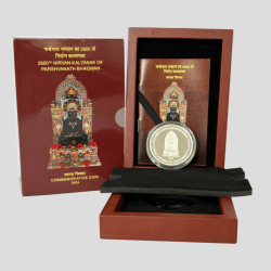 2800TH Nirvan Kalyanak of Parshvanath Bhagwan (Denomination of ₹ 800) Proof -Wooden Packing