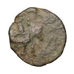 Copper-Alloy Coin of Bhimavarman(3rd Cen. AD) of Magh Dynasty of Kausambhi Bull/Tree
