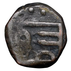 Copper paisa of Chhatrapati series (17th Cen. AD) of Maratha Confederacy