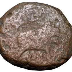 Copper 1/2 Paisa of Tipu Sultan(AD 1787-99) of Mysore Kingdom Bengalur Mint KM32.1 Rare