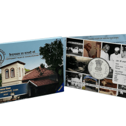 Alternative view of Centenary Year of Kaivalyadhama 2023 (Denomination of `100) MUMBAI MINT RARE ((PROOF SET))