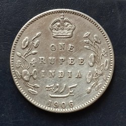 Alternative view of British India Emperor & king Edward VII YEAR:1906 Condition as per image Same and similar piece available