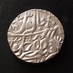 Alternative view of INDIA🇮🇳 PRINCELY STATE .............. MARATHA. RAVISH NAGAR. SAGAR. SILVER🥈 ONE RUPEE Wt 10.8 gm CONDITION. Excellent Same and similar piece available