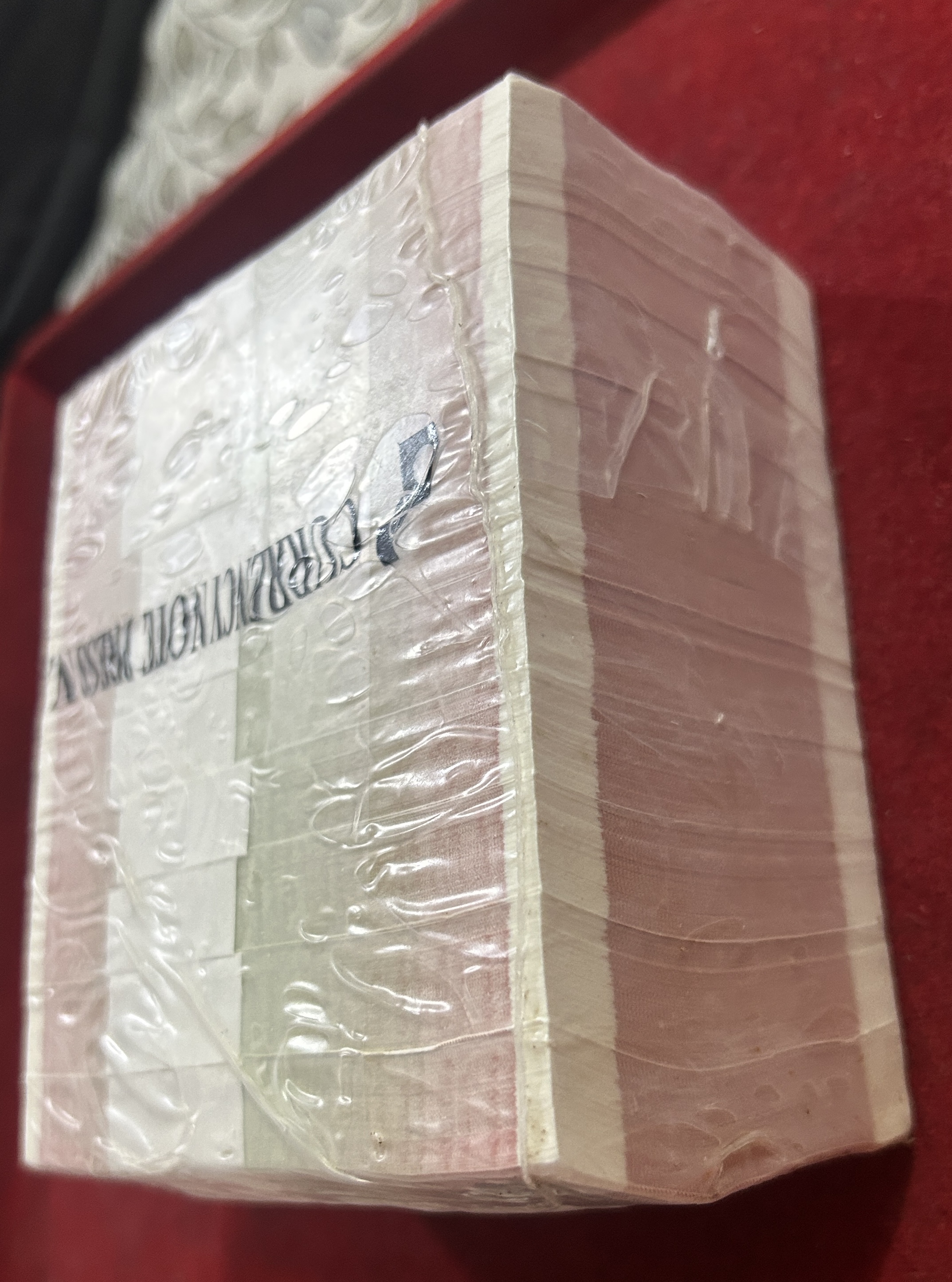 Rare 1 Rupee 2019 Rare Date gov…Subhash garg Complete RIM Sealed Mint Packed 1000 Notes GEM UNC - Image 2