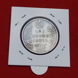 ONE RUPEE SILVER COIN KING EDWARD VII BOMBAY MINT WEIGHT 11.66 GMS