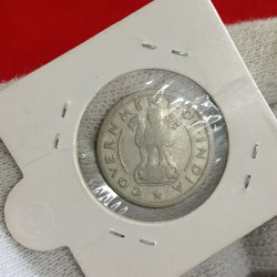 Alternative view of 1/2 Half Rs 1955 Year Rare Coin Bombay Mint Good Condition