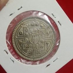 Rare One Rs Old Big Nepal Coin Unc Condition Nepal Rastra Bank 2000 Year Issue