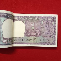 Alternative view of One Rs Big Coin Rare Bundle Finance Minister MG Kaul 1974 Year Gem Unc Condition 149201